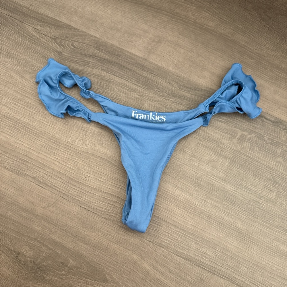 Frankie's Bikinis Blue Swim Bottom